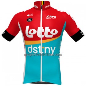 Maglia 2023 Lotto Dstny Manica Corta Rosso Giallo Azzurro
